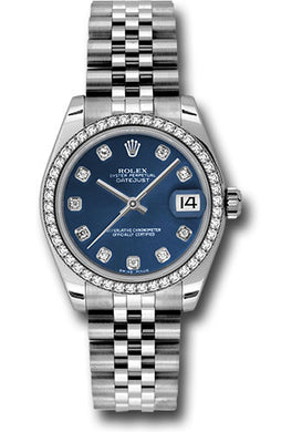 Rolex Steel, WG, & Diamond Datejust - 31mm - Mid-Size #178384 bldj