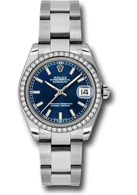 Rolex Steel, WG, & Diamond Datejust - 31mm - Mid-Size #