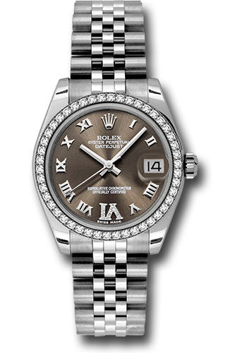 Rolex Steel, WG, & Diamond Datejust - 31mm - Mid-Size #178384 brdrj