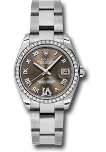 Rolex Steel, WG, & Diamond Datejust - 31mm - Mid-Size #178384 brdro