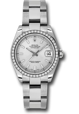 Rolex Steel, WG, & Diamond Datejust - 31mm - Mid-Size #178384 sio