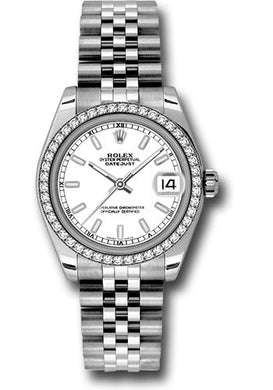 Rolex Steel, WG, & Diamond Datejust - 31mm - Mid-Size #178384 wij