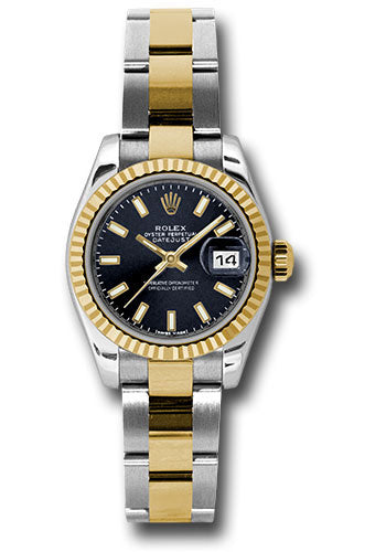 Rolex Steel and 18k YG Datejust -26mm #179173 bkso