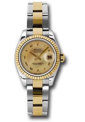 Rolex Steel and 18k YG Datejust -26mm #179173 chmdro