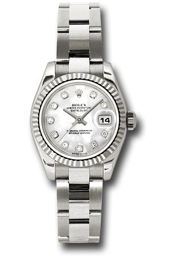 Rolex white gold Datejust Oyster model#179179 mdo