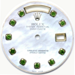 Custom White MOP w/ Emeralds 36mm Day-Date