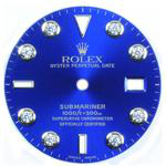 Custom deep blue ocean submariner diamond dial