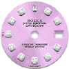 Custom pink lilac diamond dial for ladies Rolex