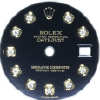 Custom black diamond dial for ladies Rolex