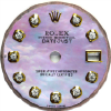 Custom lilac mother of pearl diamond dial