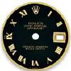 Custom black roman dial for ladies rolex