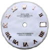 Custom silky white mother of pearl roman numeral dial